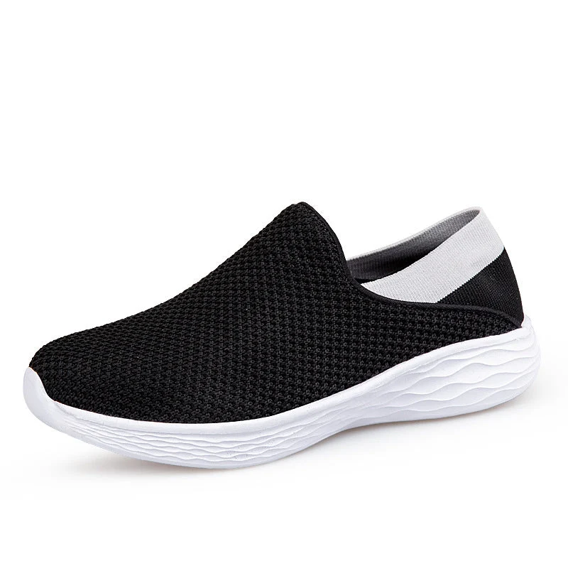 Unisex nan Einstiegs-Komfortschuh mit nahtlosem Strickschaft und dämpfender Leichtschaumsohle