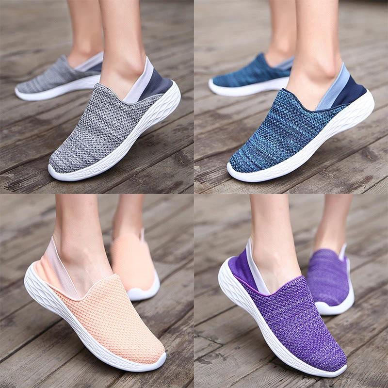 Unisex nan Einstiegs-Komfortschuh mit nahtlosem Strickschaft und dämpfender Leichtschaumsohle