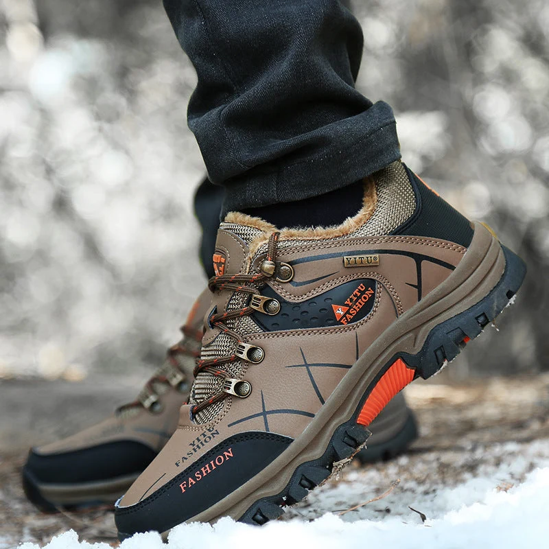 Herren Multifunktionale Outdoor-Schuhe mit rutschfester Sohle und isolierender Innenausstattung