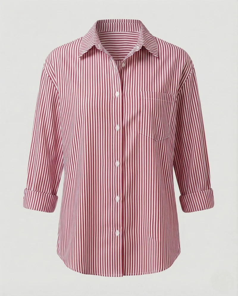 Damen Bluse Oversize gestreift