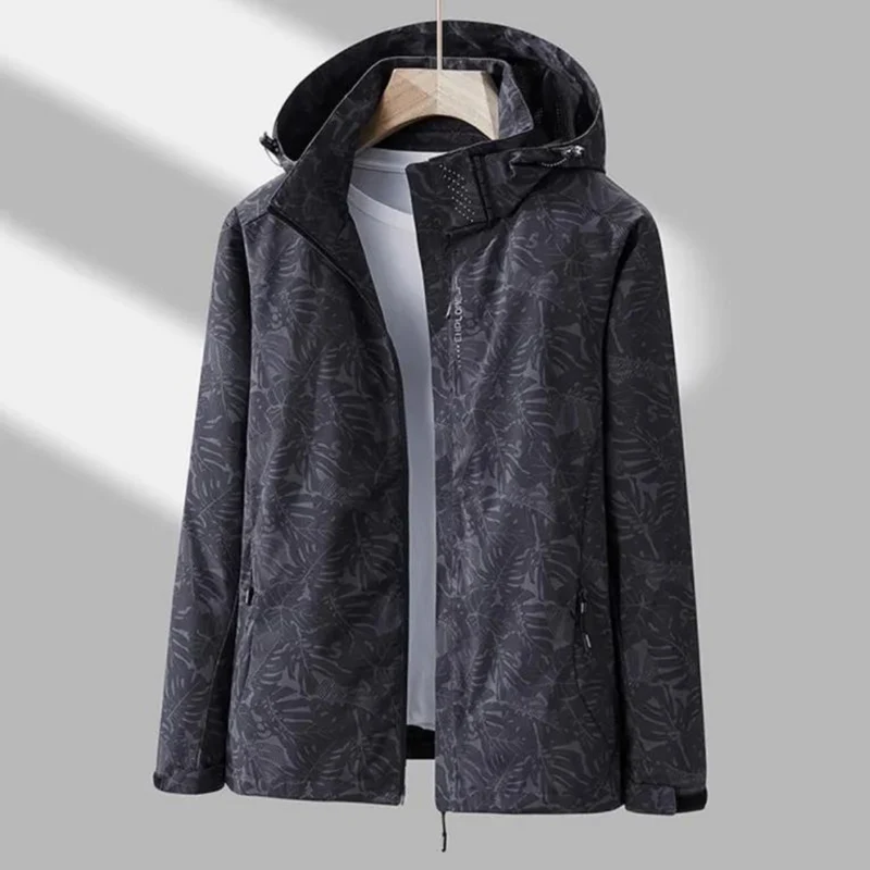 elegante Outdoor-Jacke, winddicht und wasserabweisend
