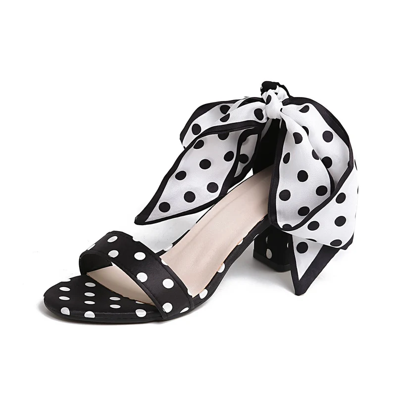 Damen High-Heels mit verspieltem Schleifendesign und elegantem Blockabsatz