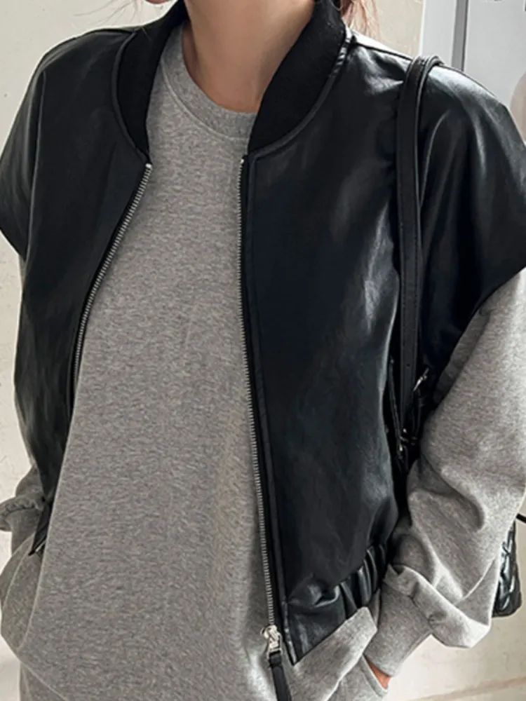 Lederjacke Eng & Trendy