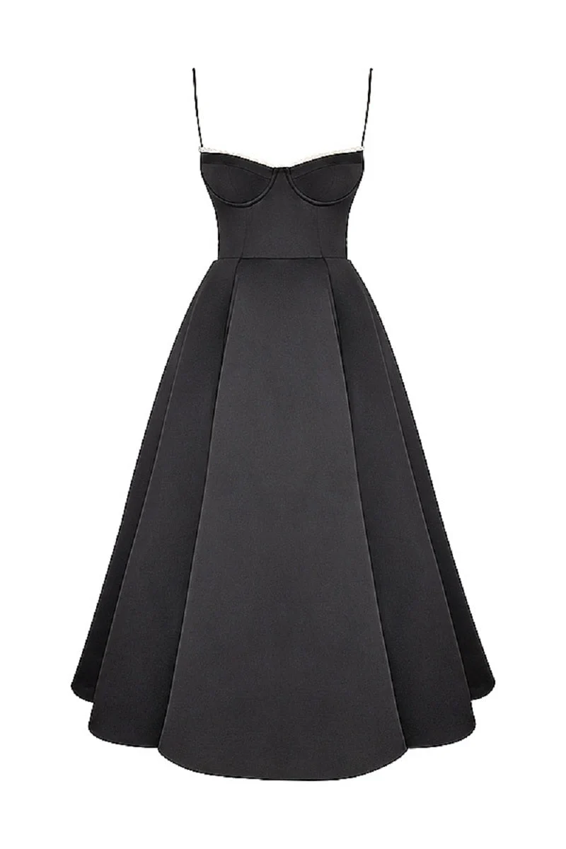 Elegante Partykleid ohne Ärmel für Damen