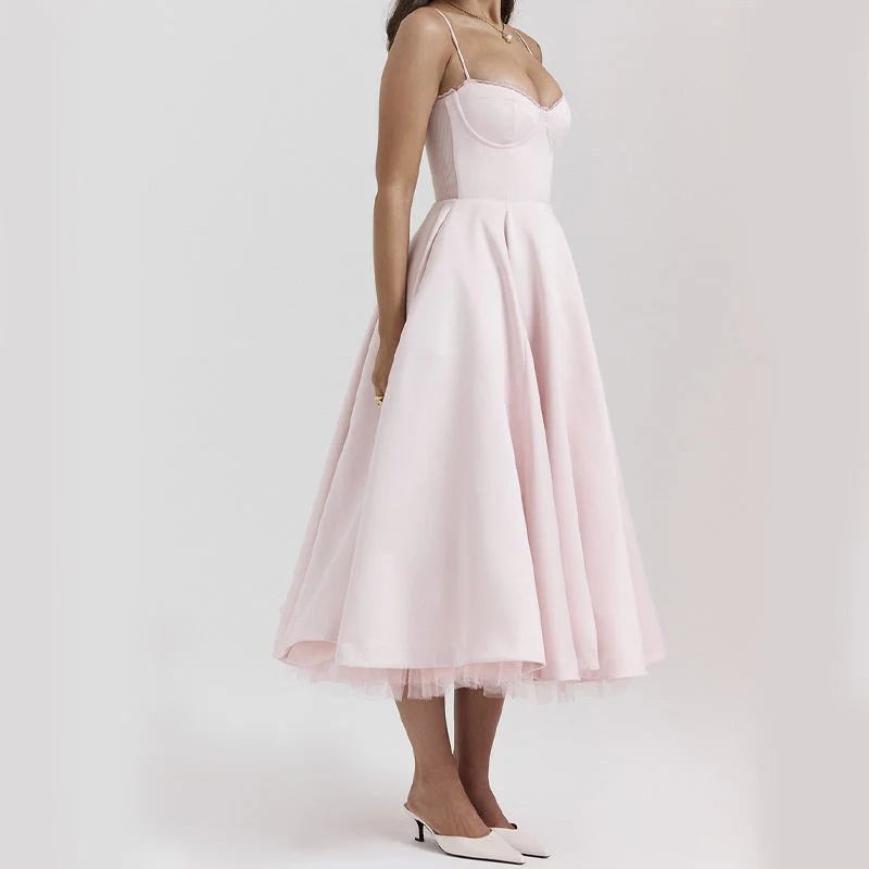 Elegante Partykleid ohne Ärmel für Damen