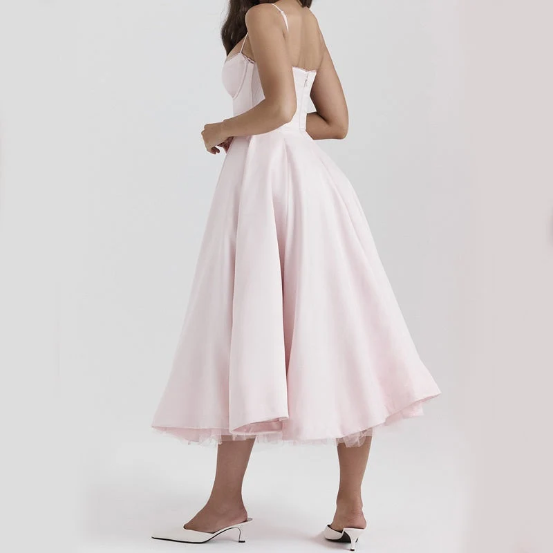 Elegante Partykleid ohne Ärmel für Damen