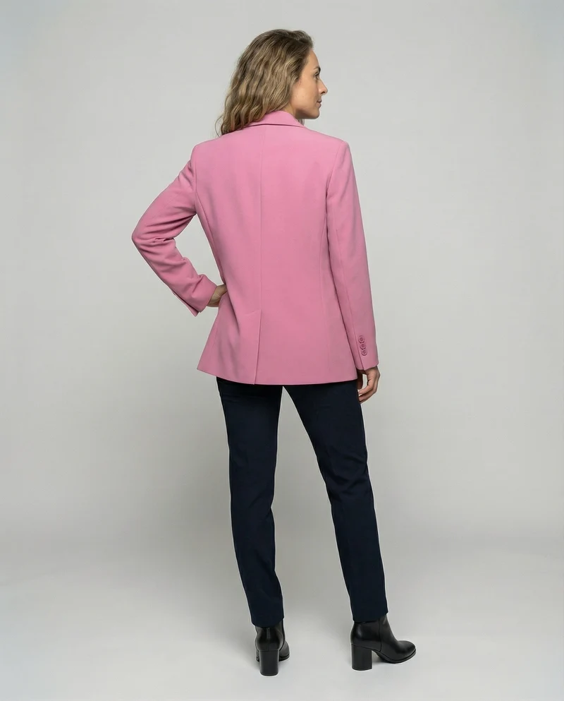 Damen Zweireiher-Blazer mit Pattentaschen