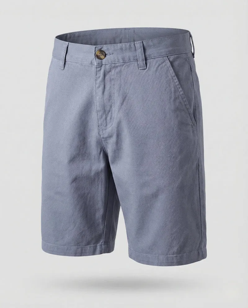 Herren Chino Bermuda mit Gürtelschlaufen & Eingrifftaschen