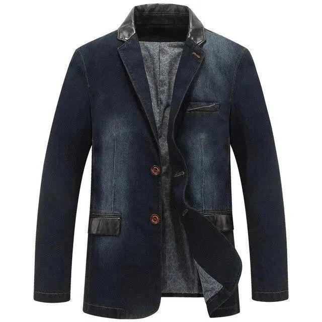 Nord Taschen | Herren Blazer - Streetstyle Denim Blazer