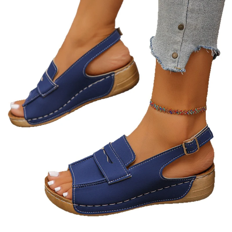 Damen Komfortable Sandalen mit verstellbarem Riemen und anatomischer Fußbettung Nord Taschen