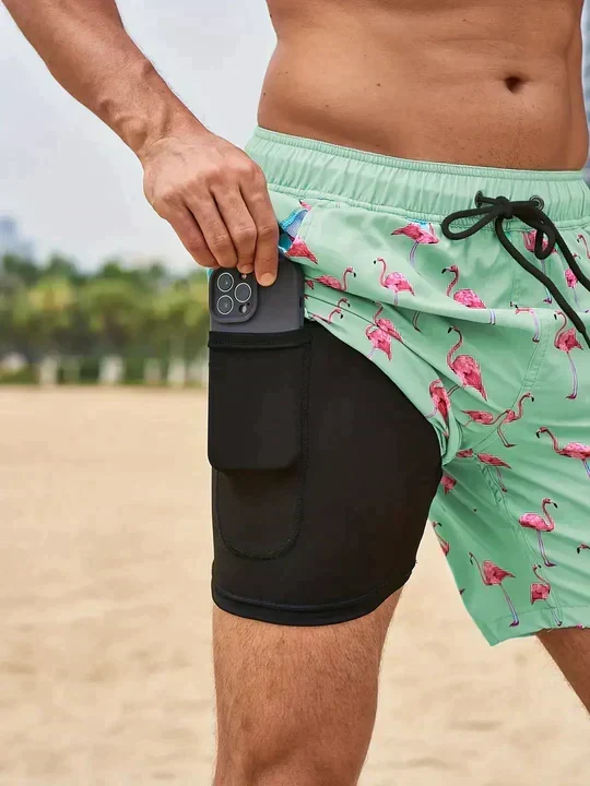 Nord Taschen | Trendy Herrenbadehose mit Einzigartigem Design