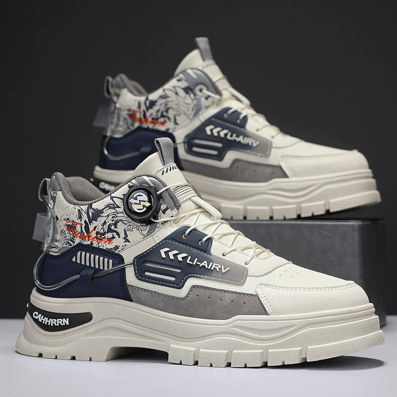 Herren robuster Sport-Schuh mit innovativem Schnellschnürsystem und verstärktem Knöchel