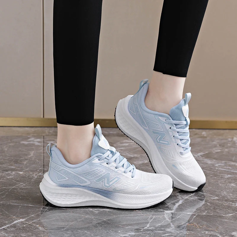Damen Sportliche Laufschuhe mit atmungsaktivem Mesh-Obermaterial und dämpfendem Sohlenprofil