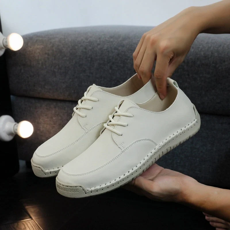 Damen Komfortable Schnürschuhe aus hochwertigem Leder