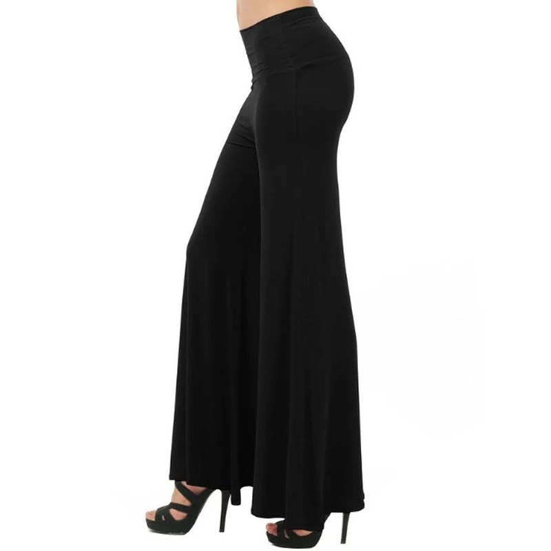 Damen Weit geschnittene Jersey-Hosen