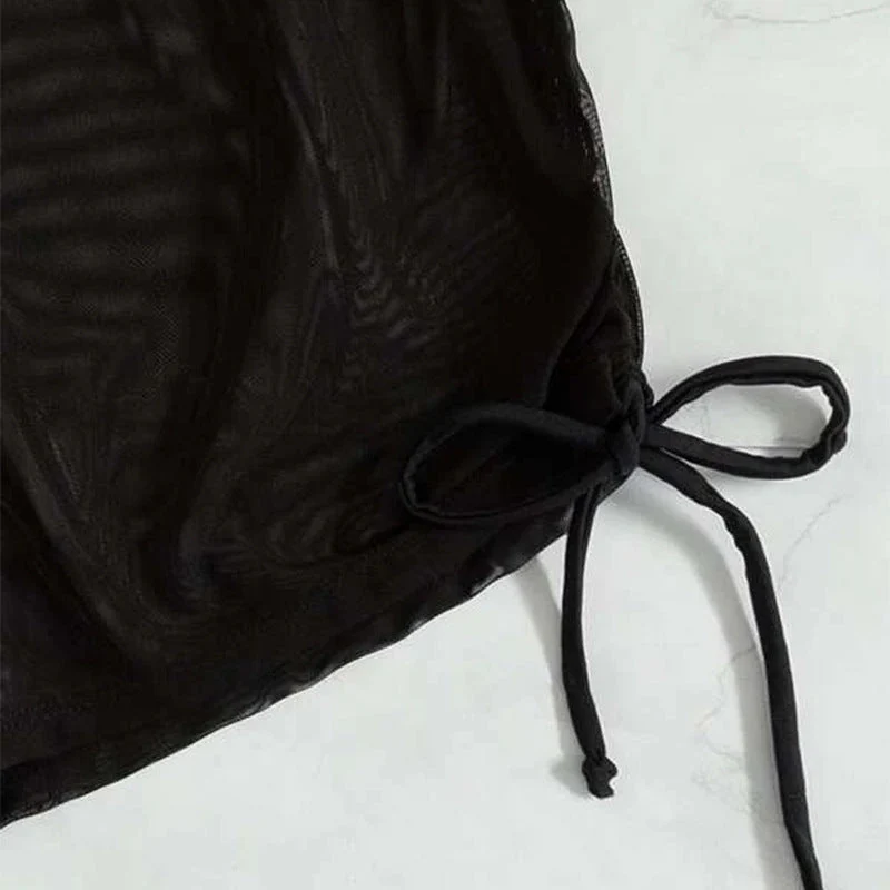 Damen Badeshorts mit seitlichen Raffungen Nord Taschen