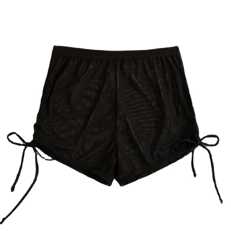 Damen Badeshorts mit seitlichen Raffungen Nord Taschen