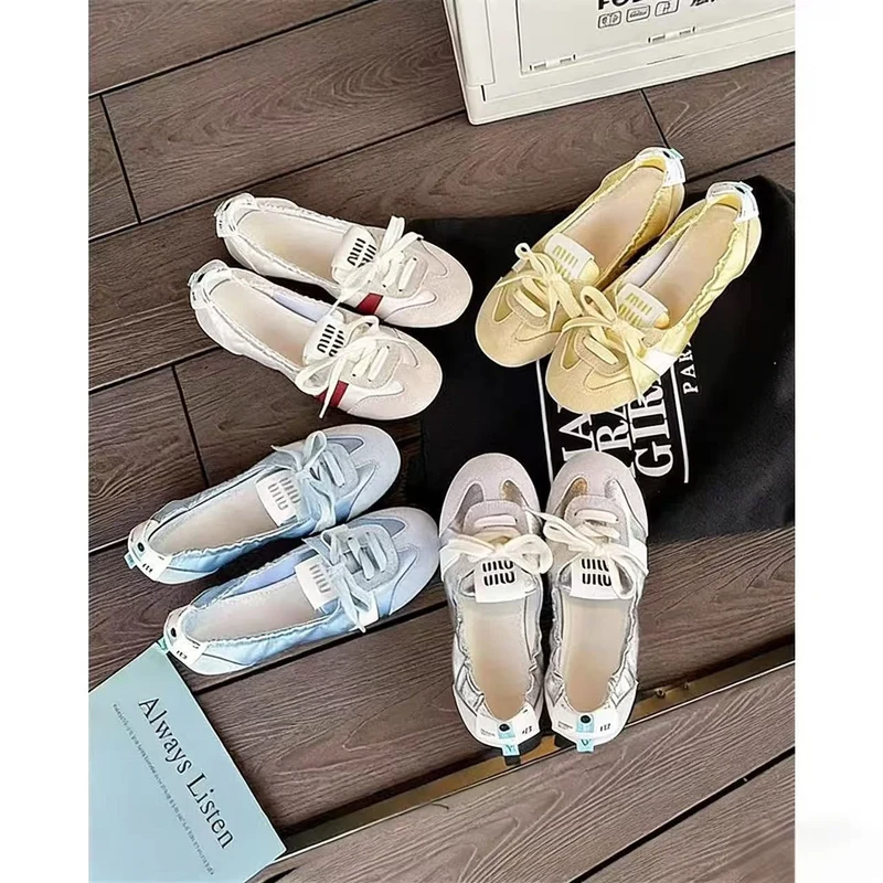 Damen Schicke Ballerinas mit weichem Wildleder-Nord Taschen