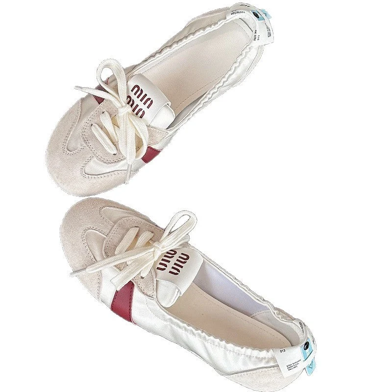 Damen Schicke Ballerinas mit weichem Wildleder-Nord Taschen