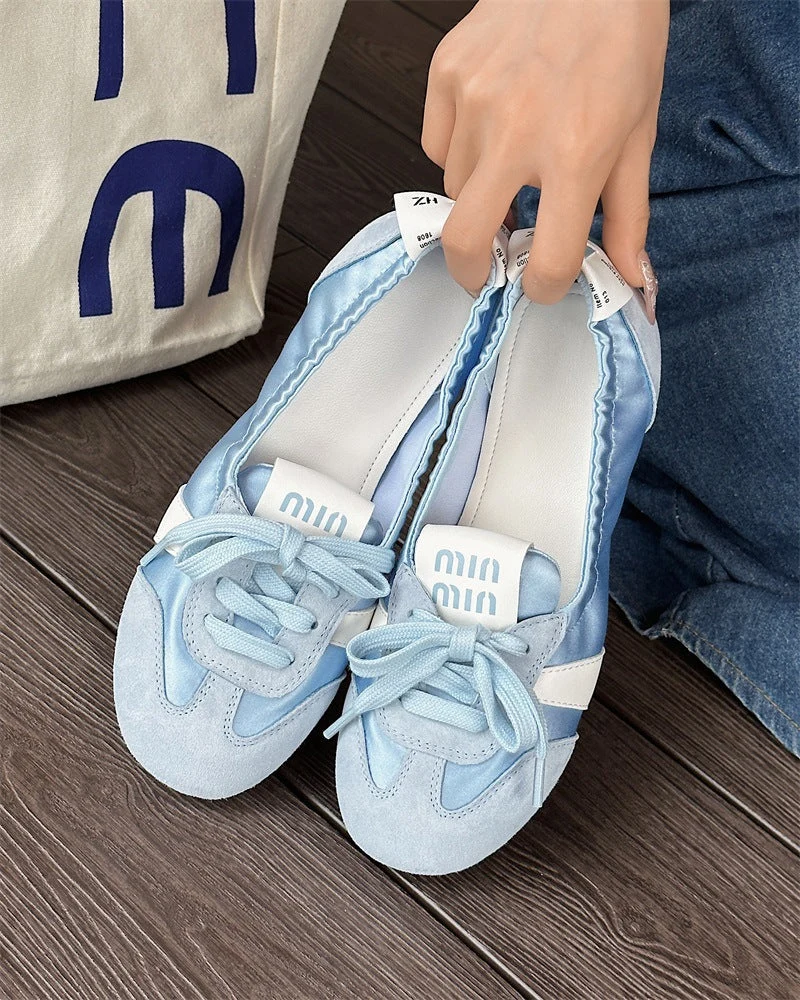 Damen Schicke Ballerinas mit weichem Wildleder-Nord Taschen