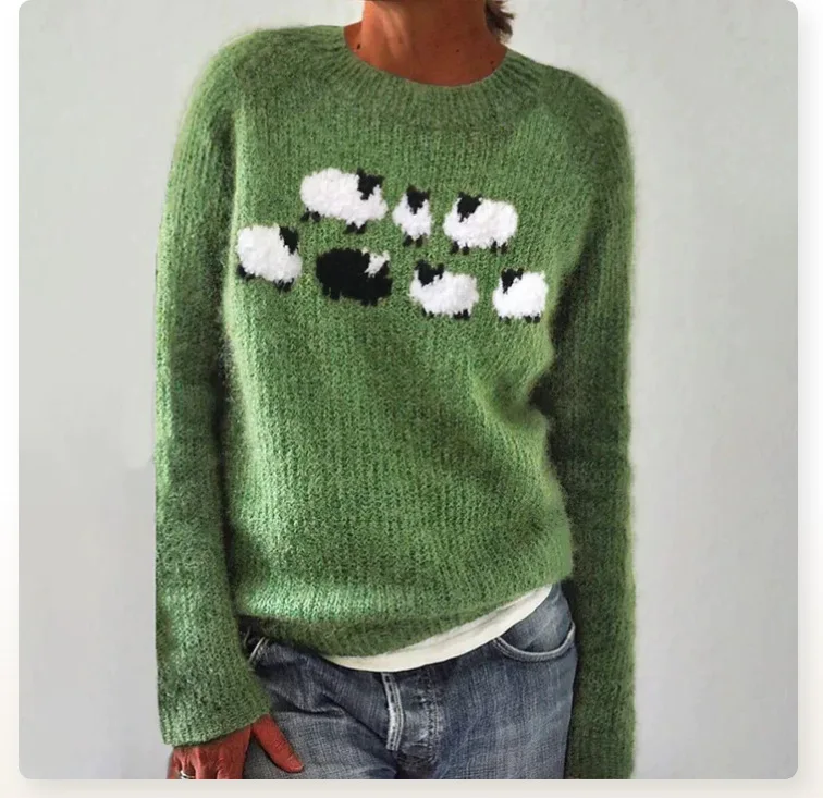Retro-Pullover für Herbst und Winter