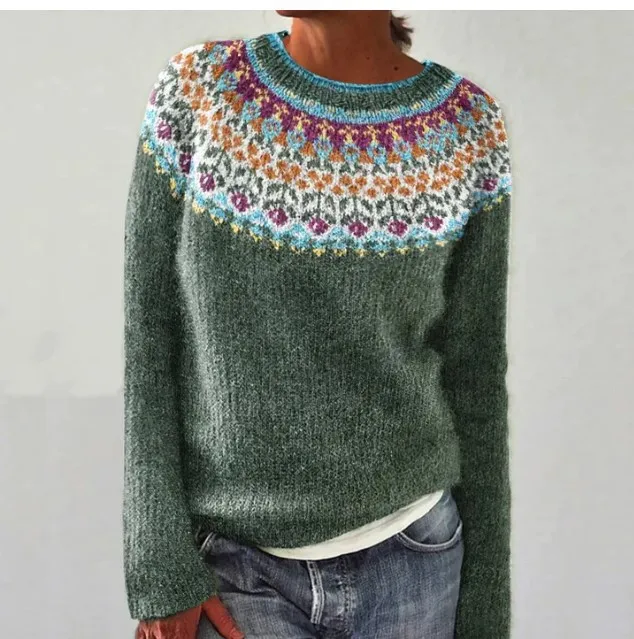 Retro-Pullover für Herbst und Winter