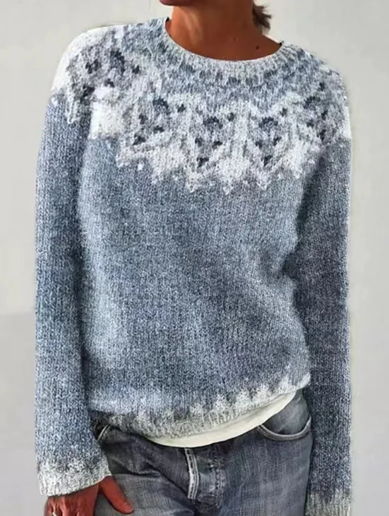 Retro-Pullover für Herbst und Winter