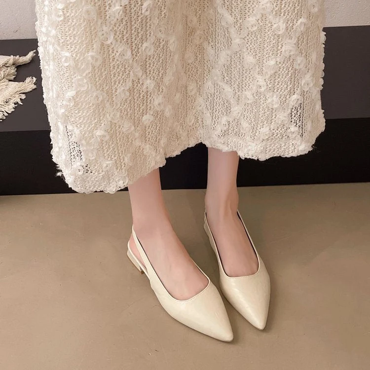 Damen Slingback Pumps aus glänzendem Material Nord Taschen