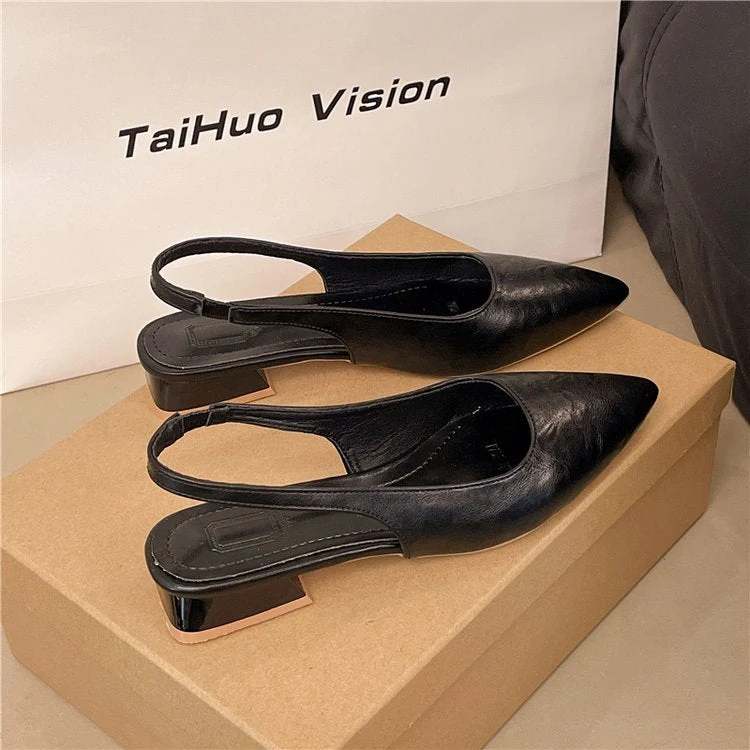 Damen Slingback Pumps aus glänzendem Material Nord Taschen