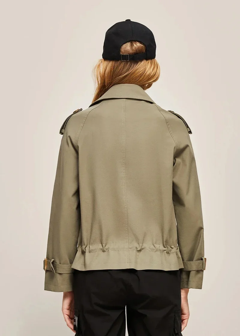 Nord Taschen | Doppelreihiger Trenchcoat für Damen - formelle und lässige Jacke