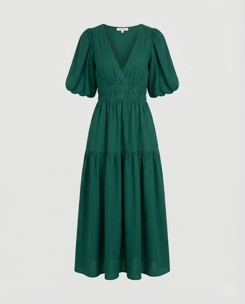 Maxikleid Damen Hemdblusen Stil