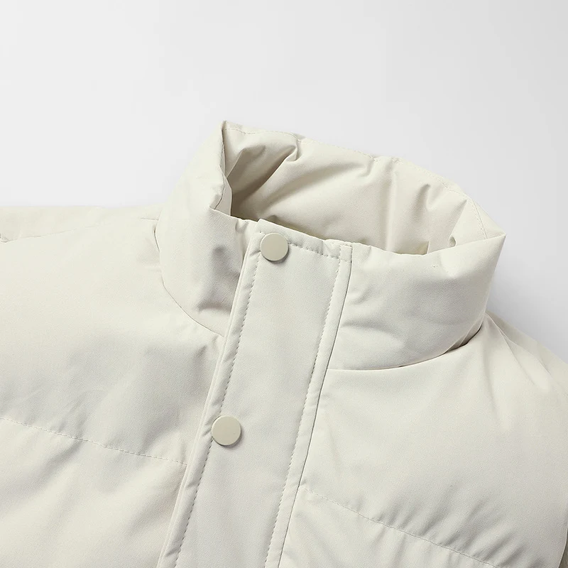 Herren Leichte isolierte Outdoor-Steppweste mit hohem Stehkragen und verdeckter Reißverschlussblende Nord Taschen