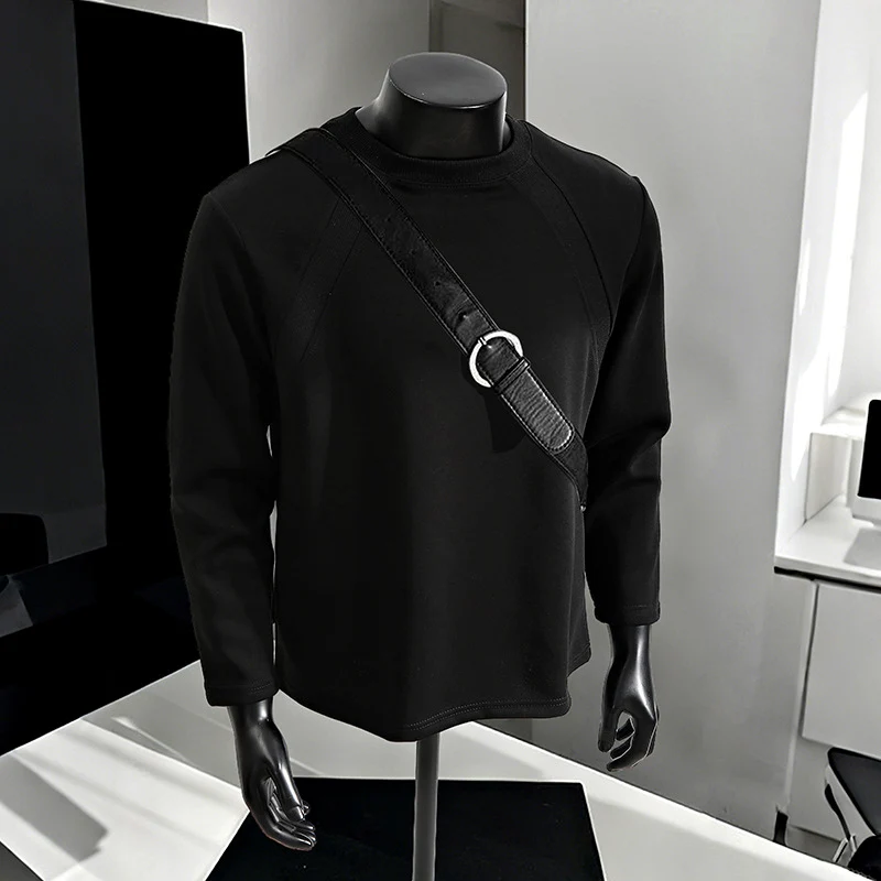 Herren Lässiges Raglan-Sweatshirt mit Rundhals, leichter Struktur und relaxed Fit Nord Taschen